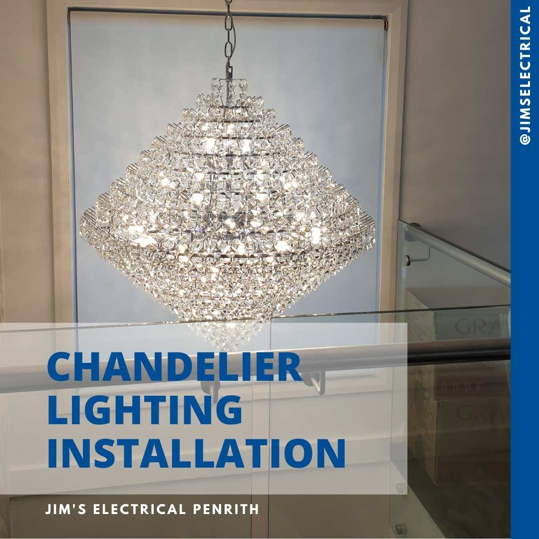 Chandelier Lighting Installation
