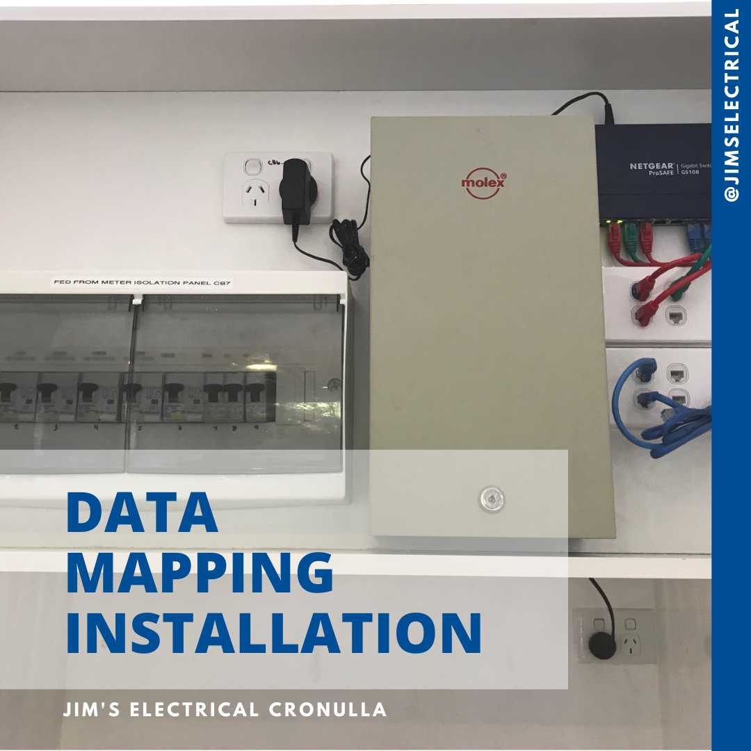 Recent Data Points And Network Cabling Installation S By The Jim S Electrical Team