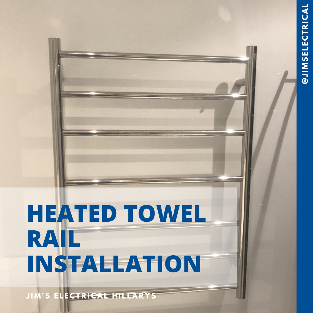 installing a heated towel rail