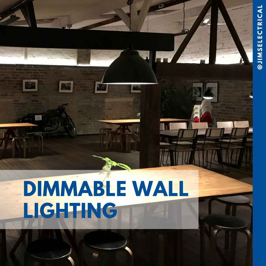 Dimmable Wall Lighting Installation