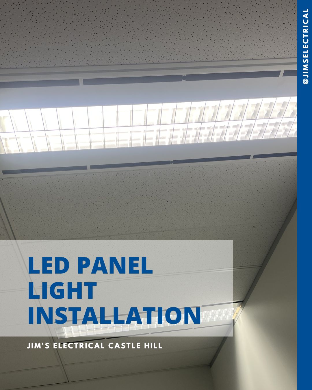 LED Panel Light Installation