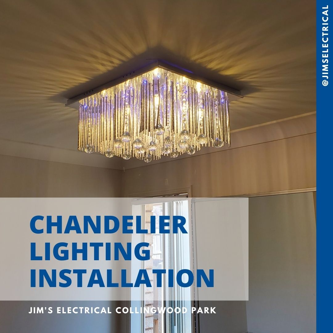Chandelier Lighting Installation