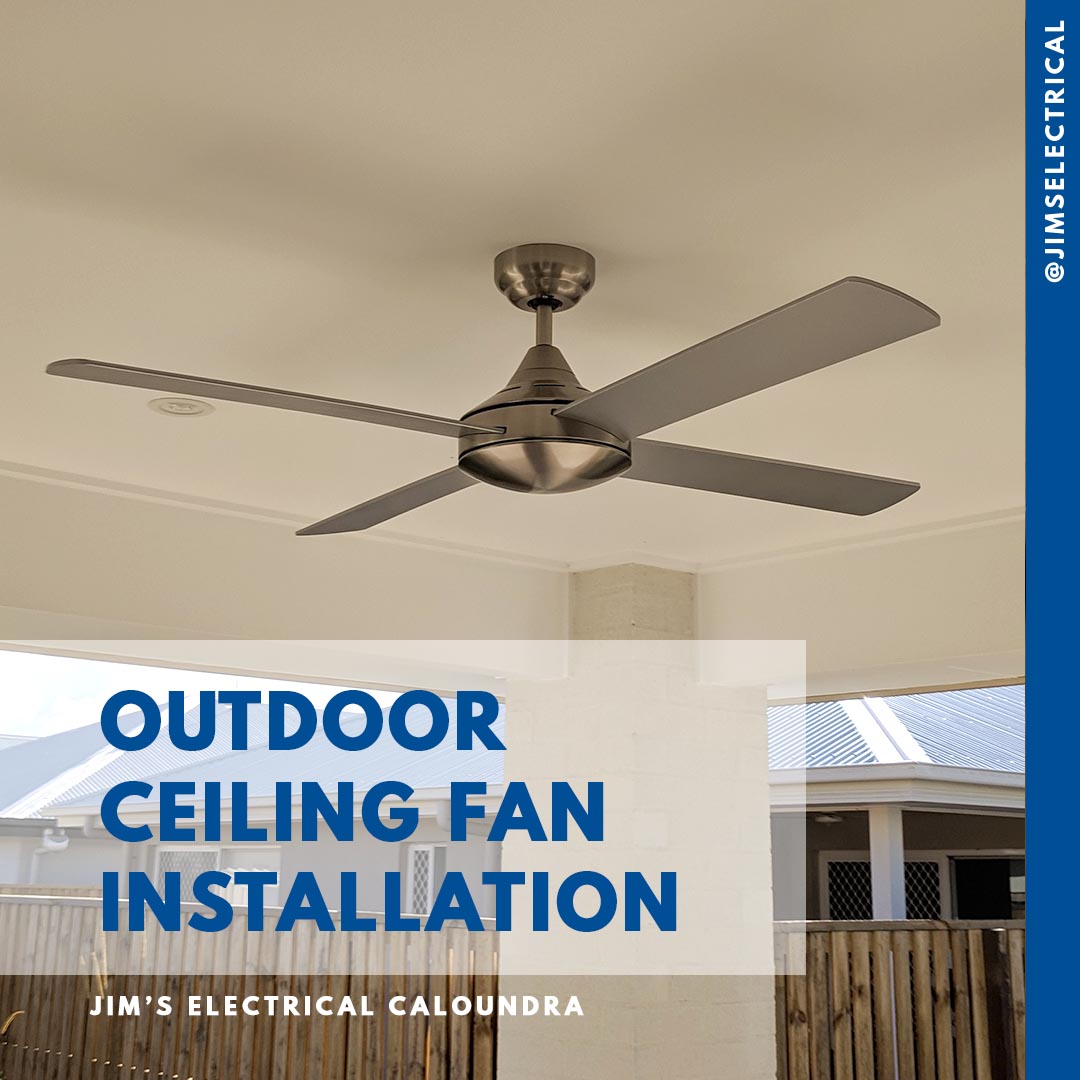 Outdoor Ceiling Fan Installation