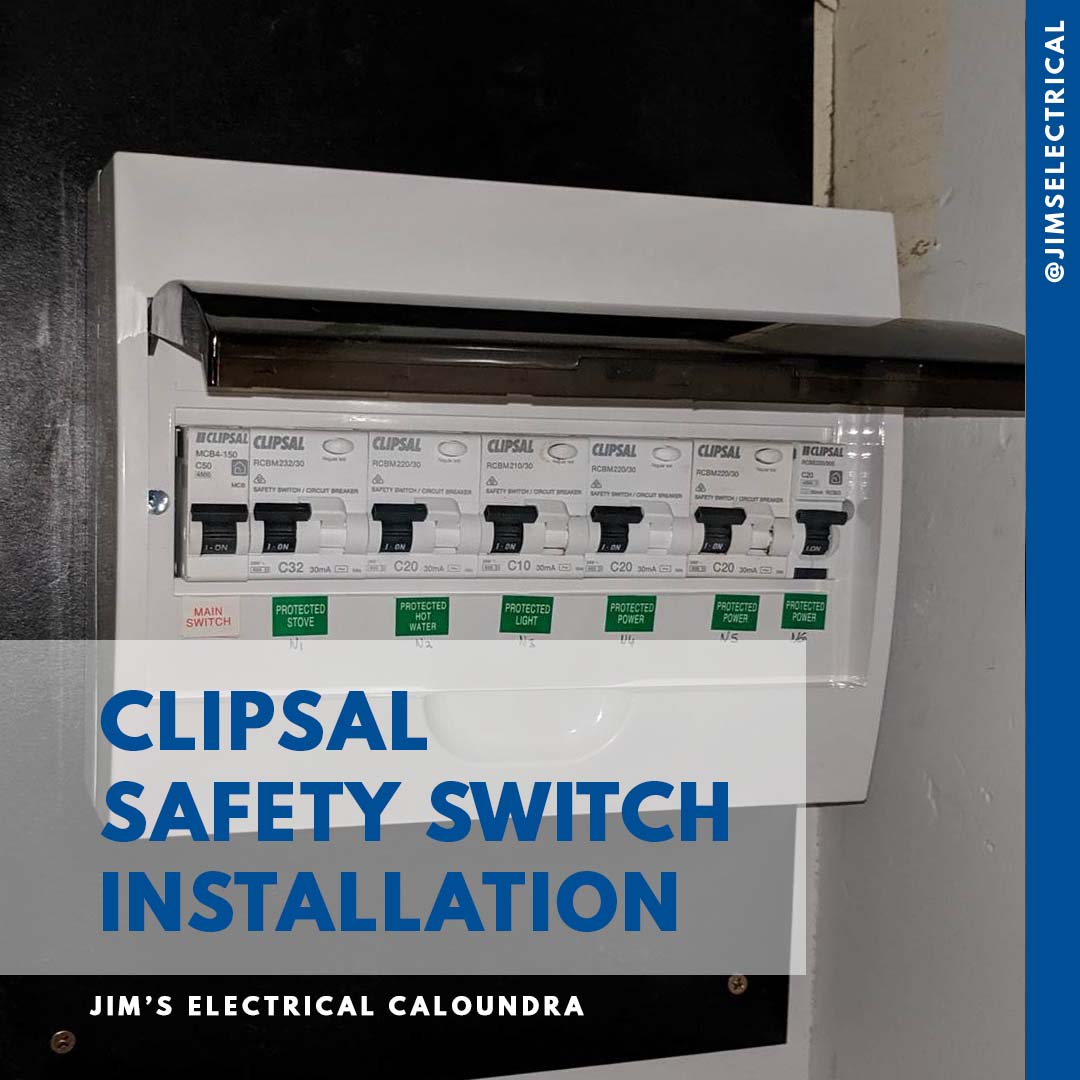 Clipsal Safety Switch Installation