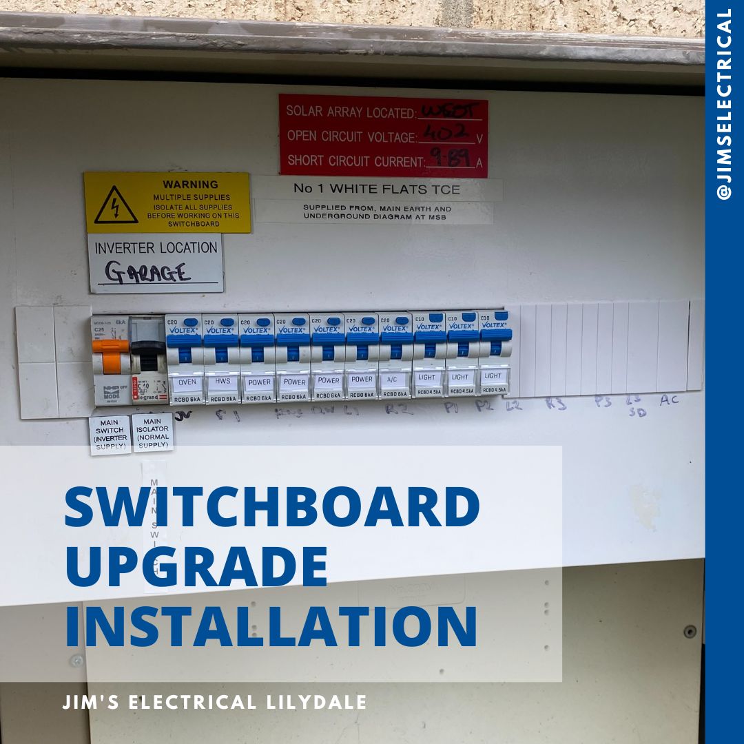 Switchboard Upgrade Installation