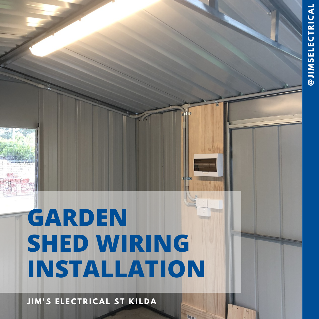 Garden Shed Wiring Installation